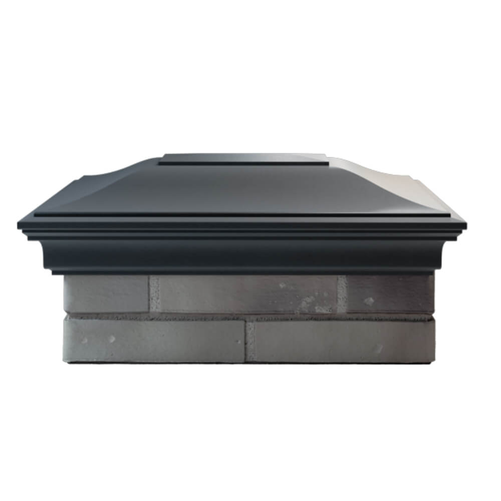 Колпак Zking Монблан Серый на столб 2х1.5 кирпича (515х385мм) в Челябинске фото