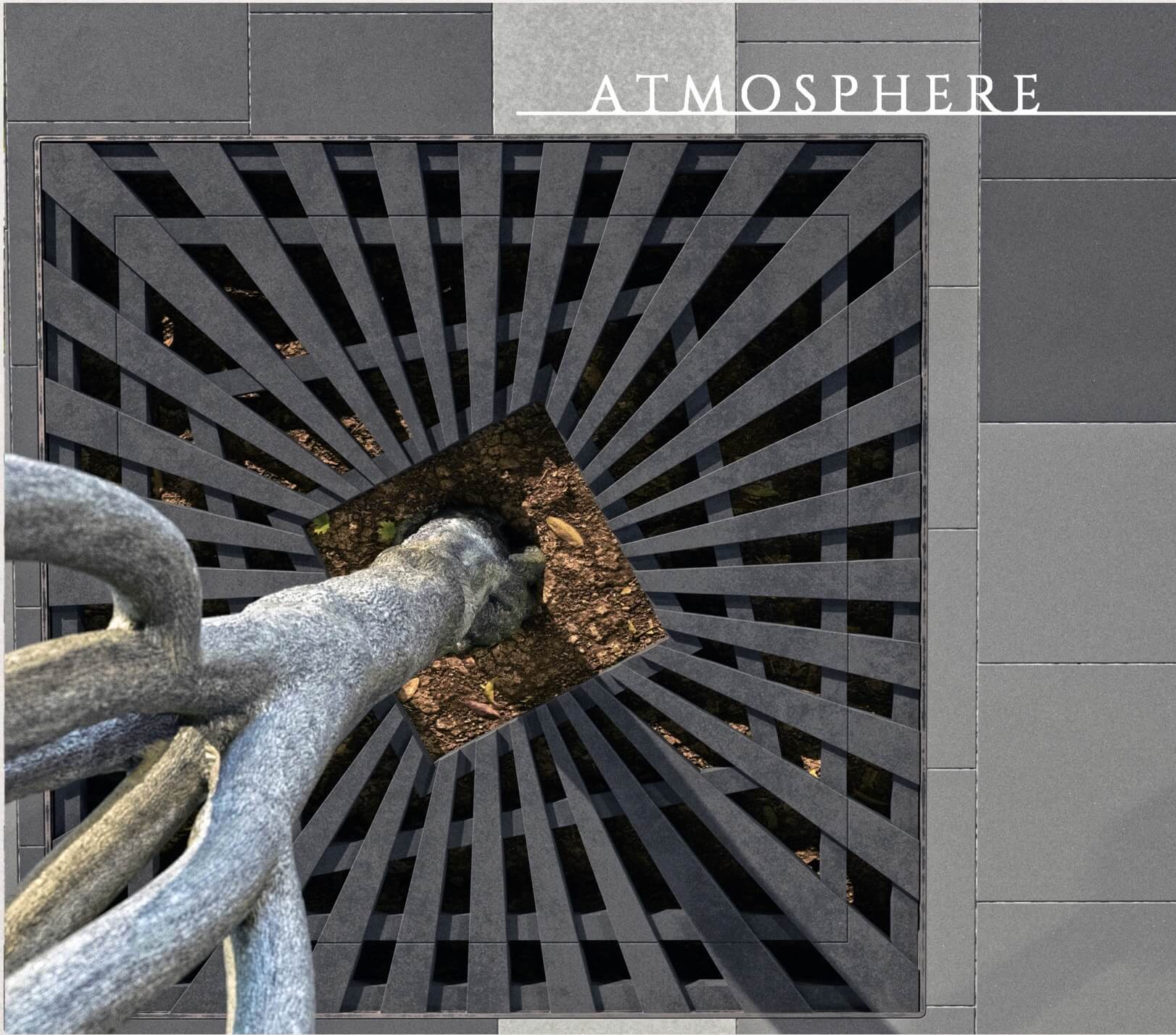 Приствольная решетка для дерева ZKING ATMOSPHERE 1.2х1.2м Черная в Челябинске фото