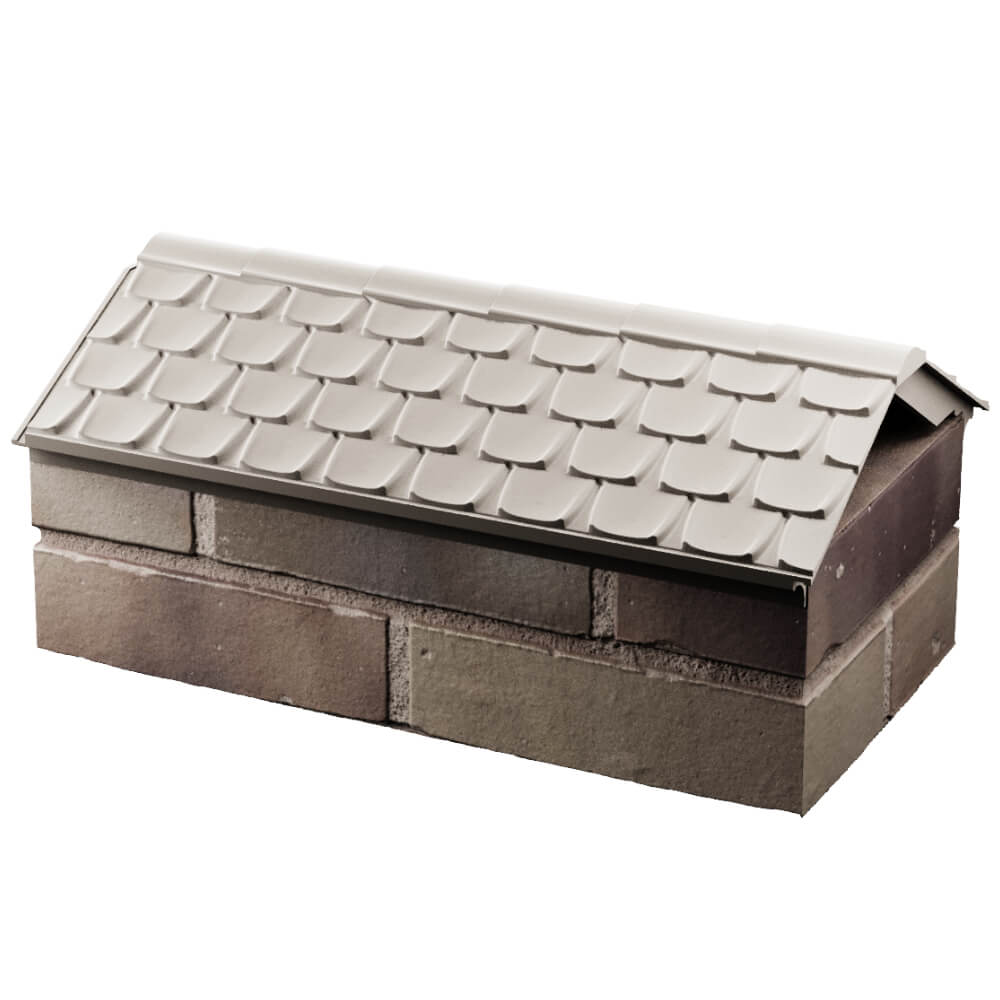 Парапет Zking Эльбрус Бежевый с посадкой на 1 кирпич (255мм) в Челябинске фото