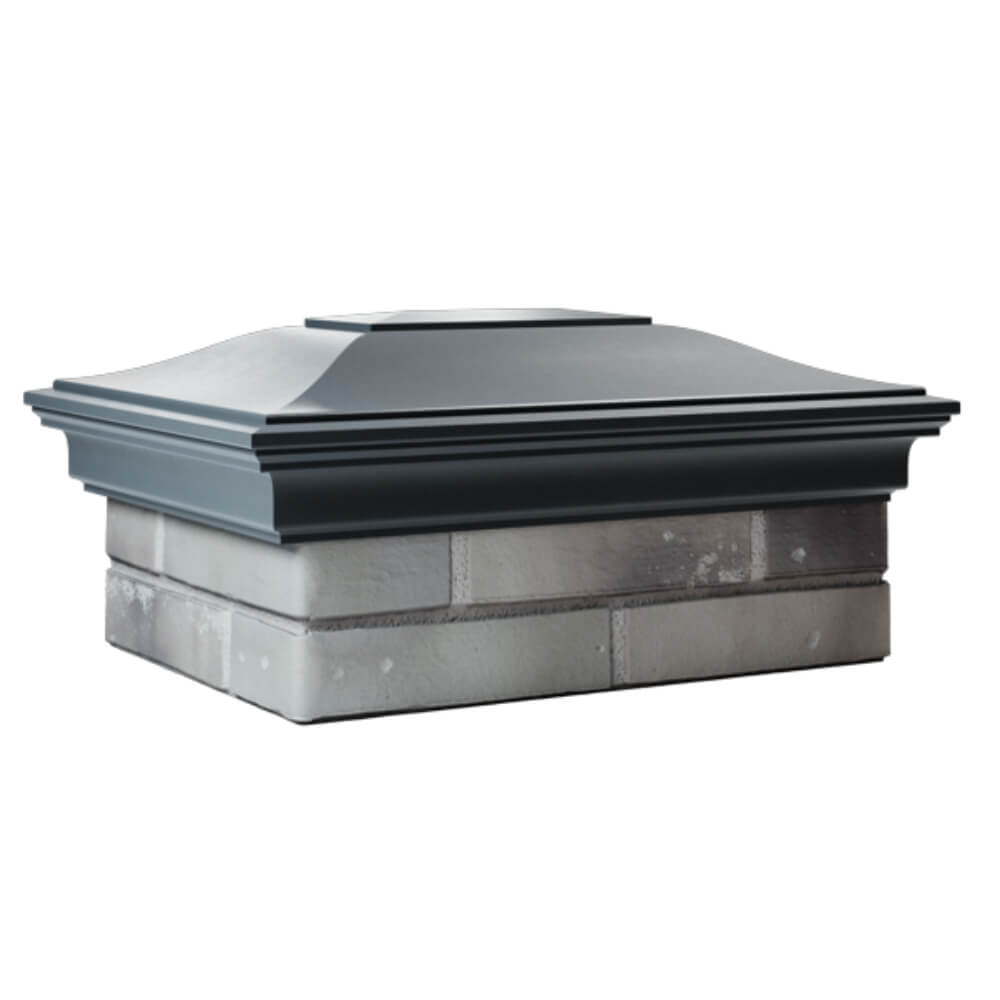 Колпак Zking Монблан Серый на столб 2х1.5 кирпича (515х385мм) в Челябинске фото