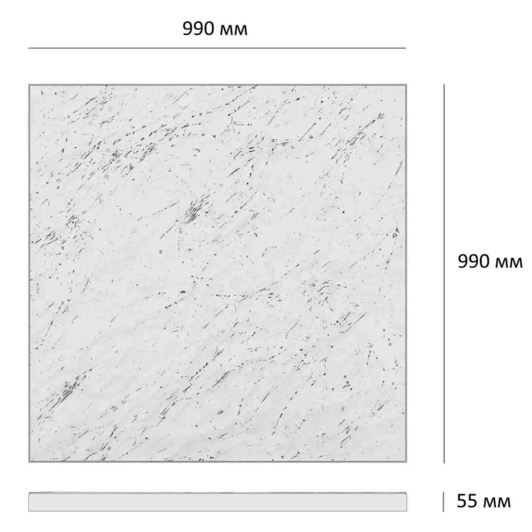 Шаговая плита STONE Светлая Галька 990х990х55мм в Челябинске фото