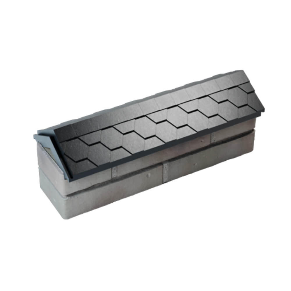 Парапет Zking Эверест Черный с посадкой на 0.5 кирпича (130мм) в Челябинске фото