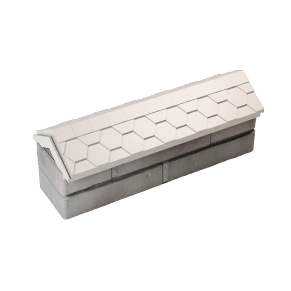 Парапет Zking Эверест Бежевый с посадкой на 0.5 кирпича (130мм) в Челябинске фото