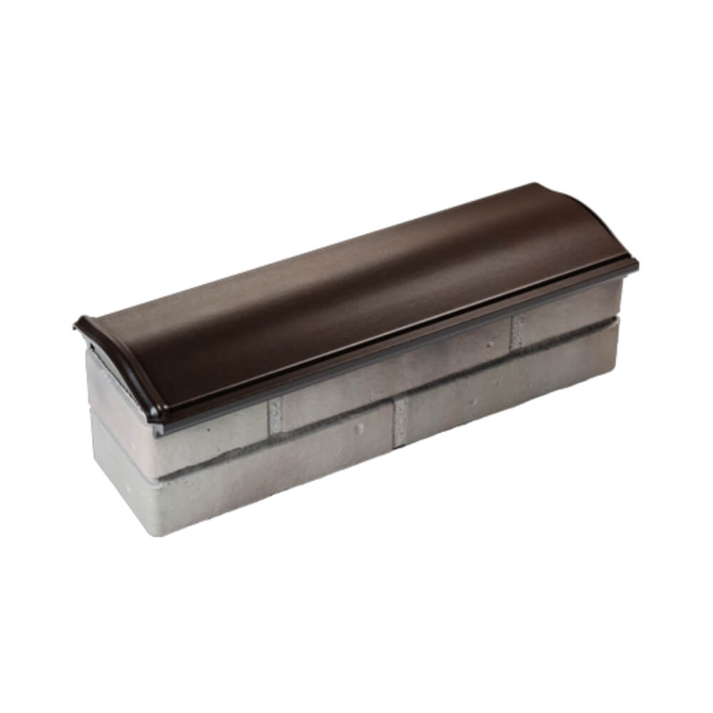 Парапет Zking Монблан Коричневый посадка на 0.5 кирпича (130мм) в Челябинске фото