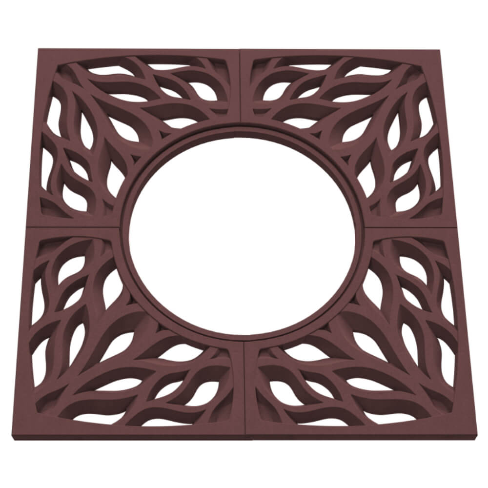 Приствольная решетка для дерева ZKING CRUST 1.2х1.2м Коричневая в Челябинске фото