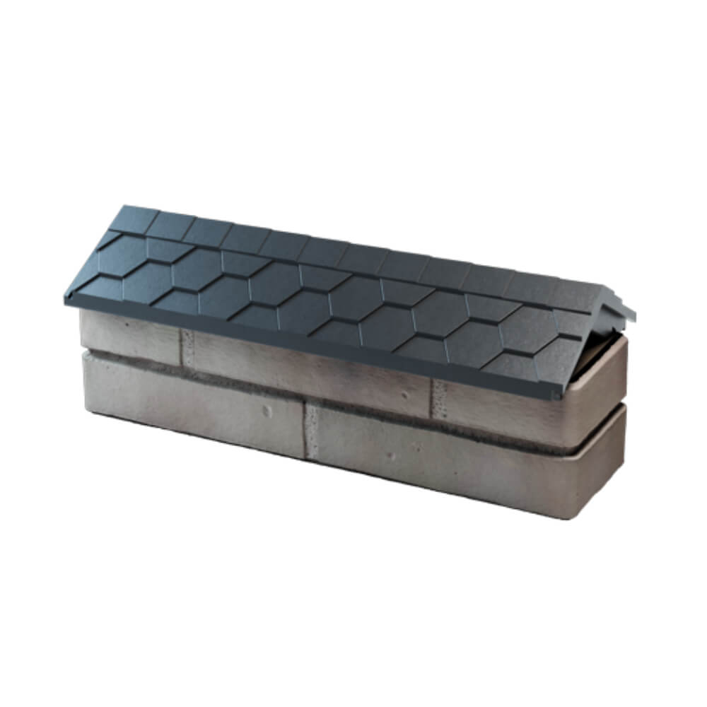 Парапет Zking Эверест Серый с посадкой на 0.5 кирпича (130мм) в Челябинске фото