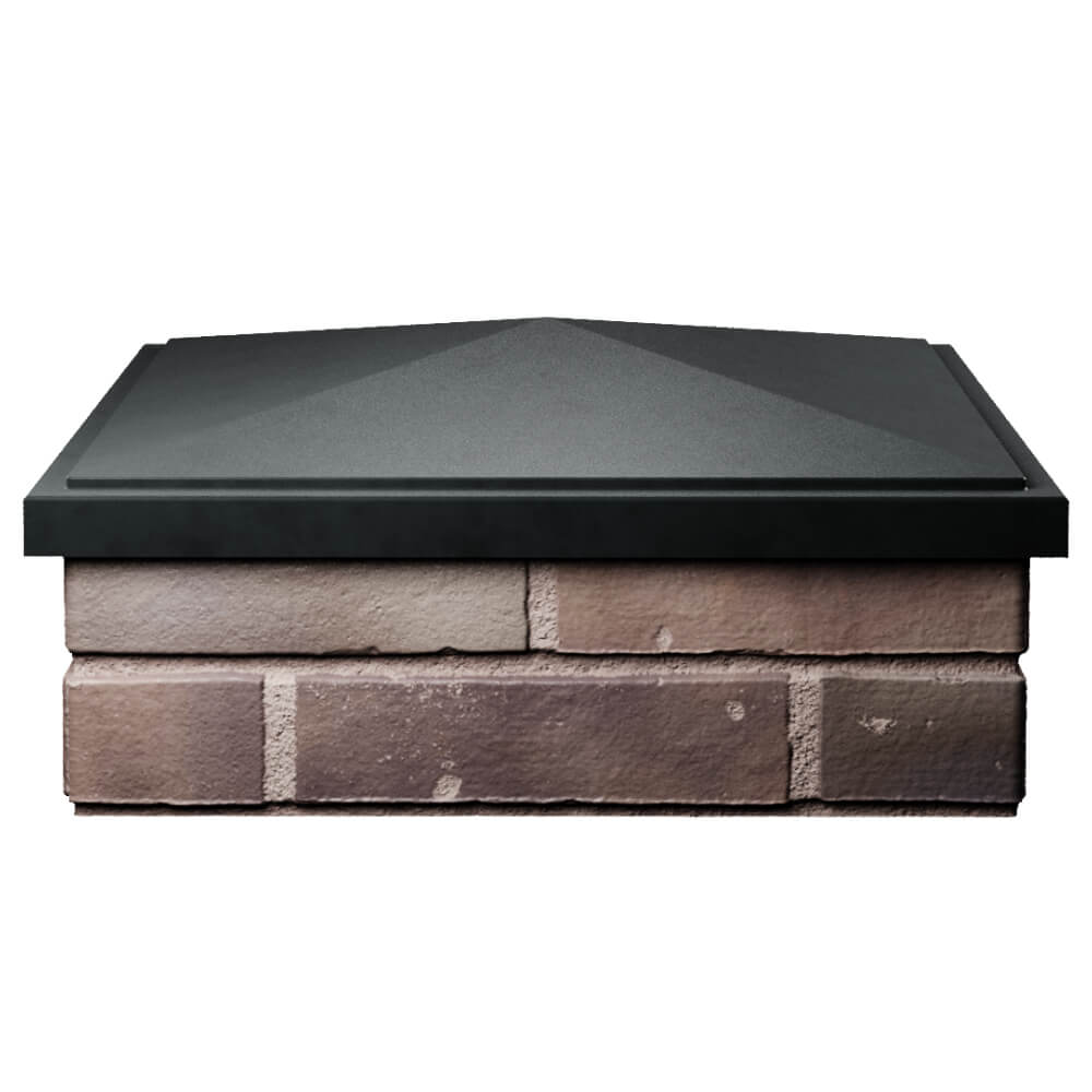 Колпак Zking БонаМоно Черный на столб 2х2 кирпича (515х515, 530х530мм) Челябинск фото