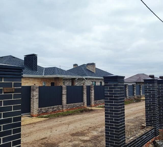 Колпак Zking Бона ХайТек Серый на столб 1.5х1.5 кирпича (385х385мм) в Челябинске фото