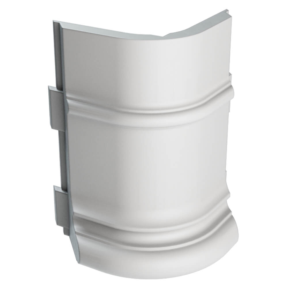 Подступенок угловой Verona 110х140х30мм Мраморный