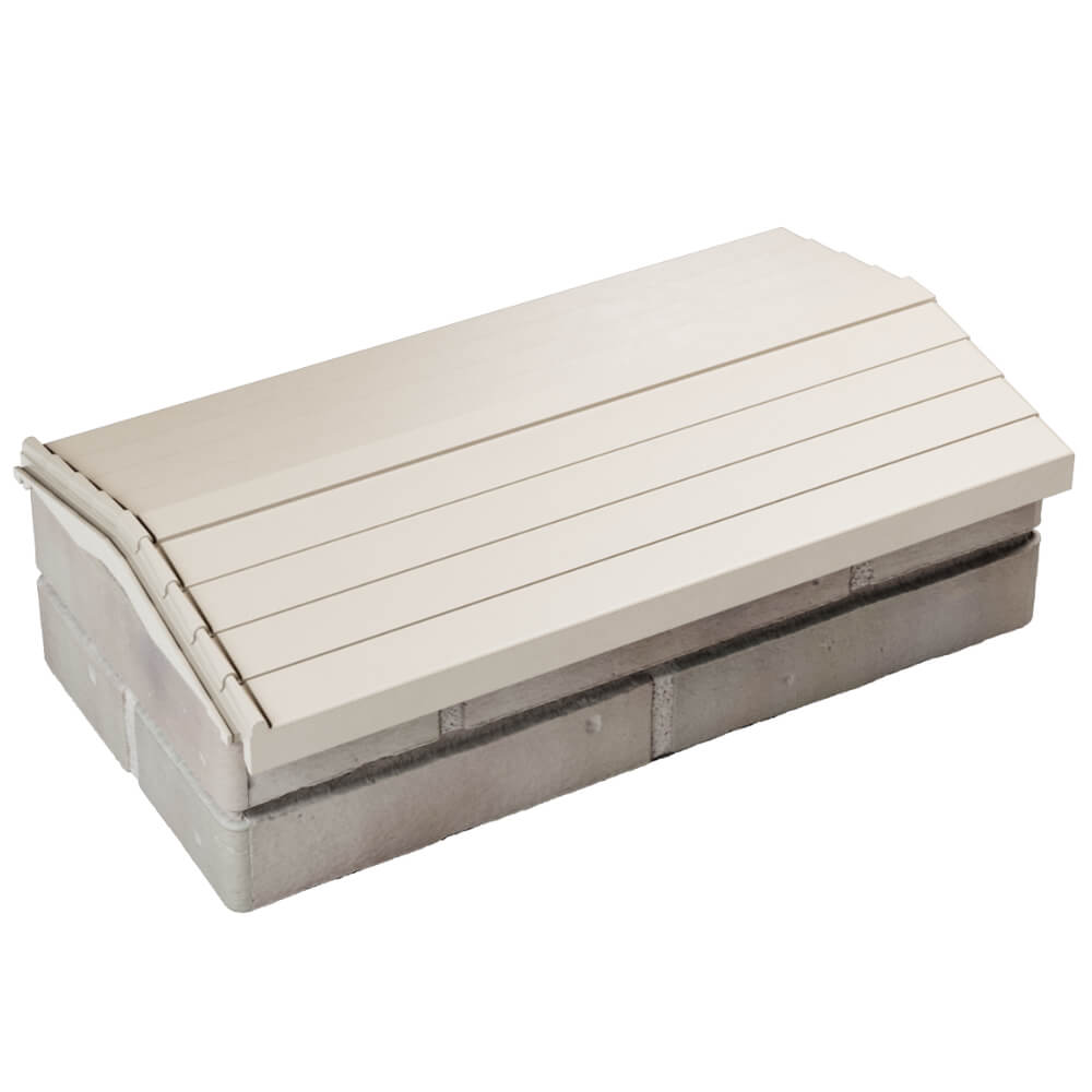 Парапет Zking Бона ХайТек Бежевый с посадкой на 1 кирпич (200/225/255мм) в Челябинске фото