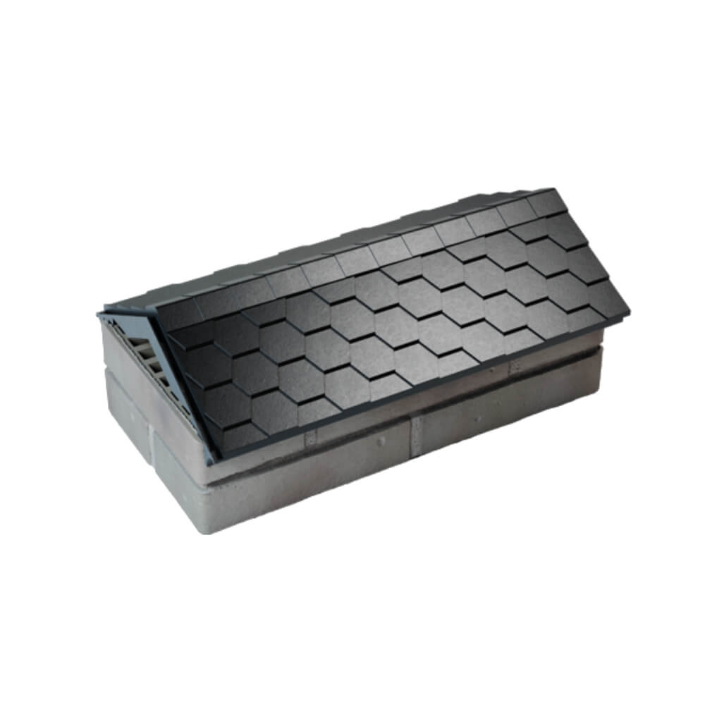 Парапет Zking Эверест Черный с посадкой на 1 кирпич (200/225/255мм) в Челябинске фото