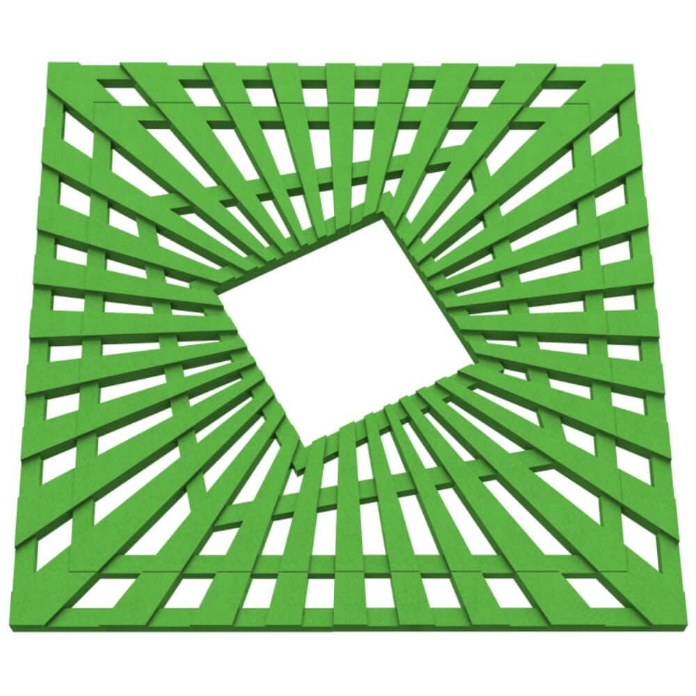 Приствольная решетка для дерева ZKING ATMOSPHERE 1.2х1.2м Зеленая в Челябинске фото