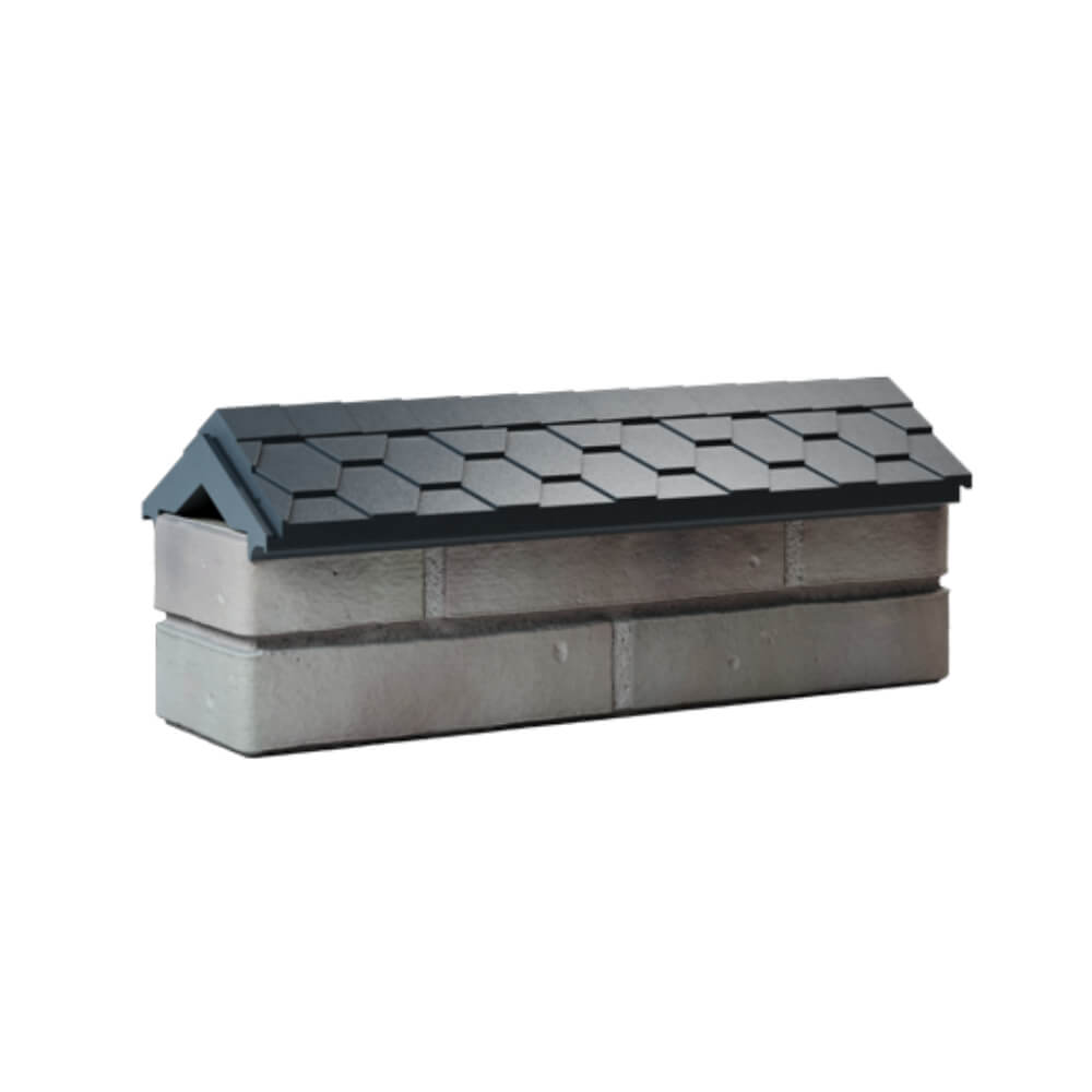 Парапет Zking Эверест Серый с посадкой на 0.5 кирпича (130мм) Челябинск фото