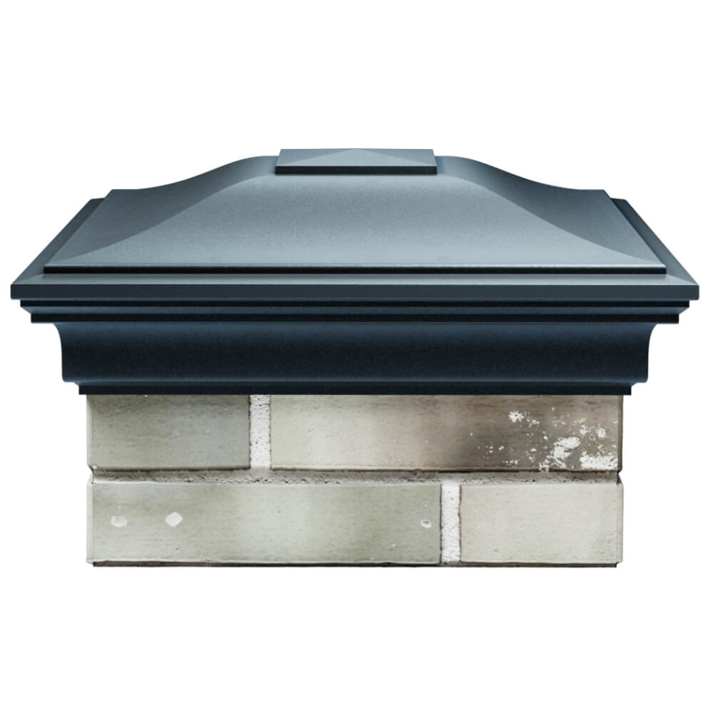 Колпак Zking Монблан Серый на столб 1.5х1.5 кирпича (385х385мм) Челябинск фото