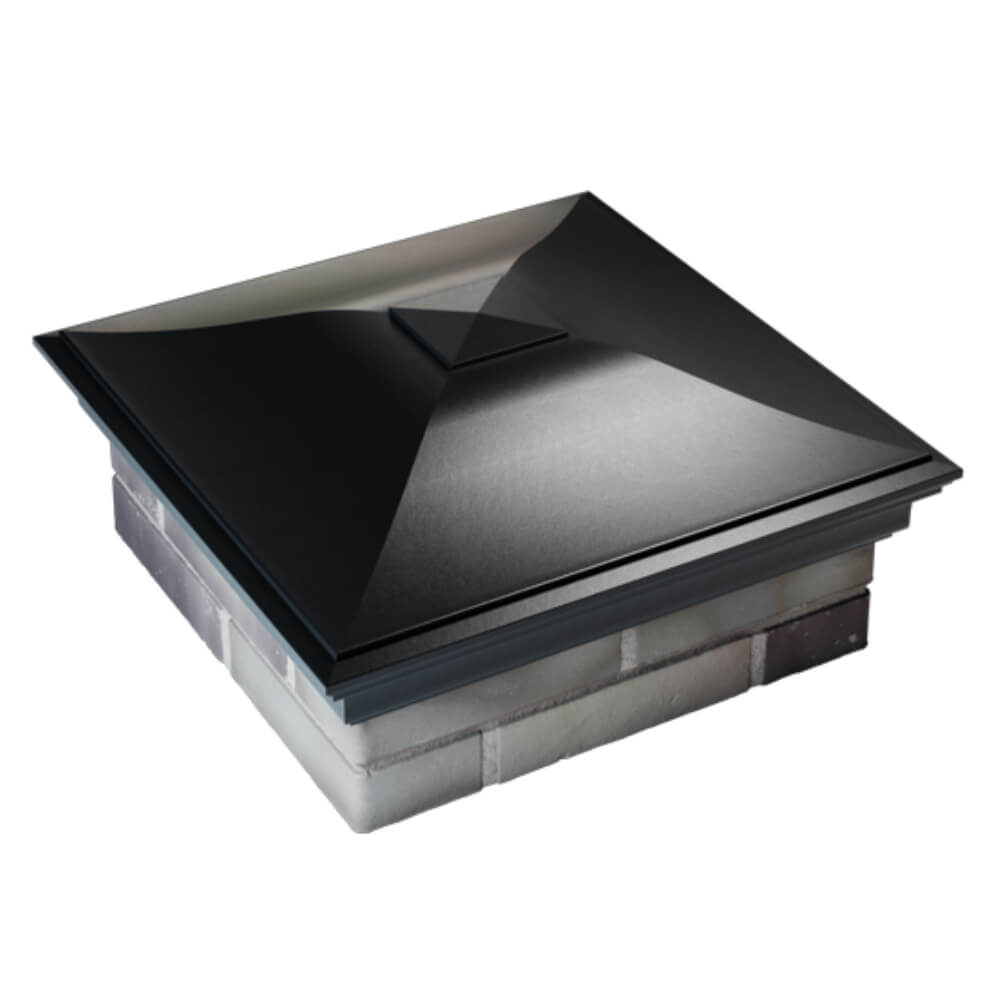 Колпак Zking Монблан Черный на столб 2х2 кирпича (515х515мм) Челябинск фото