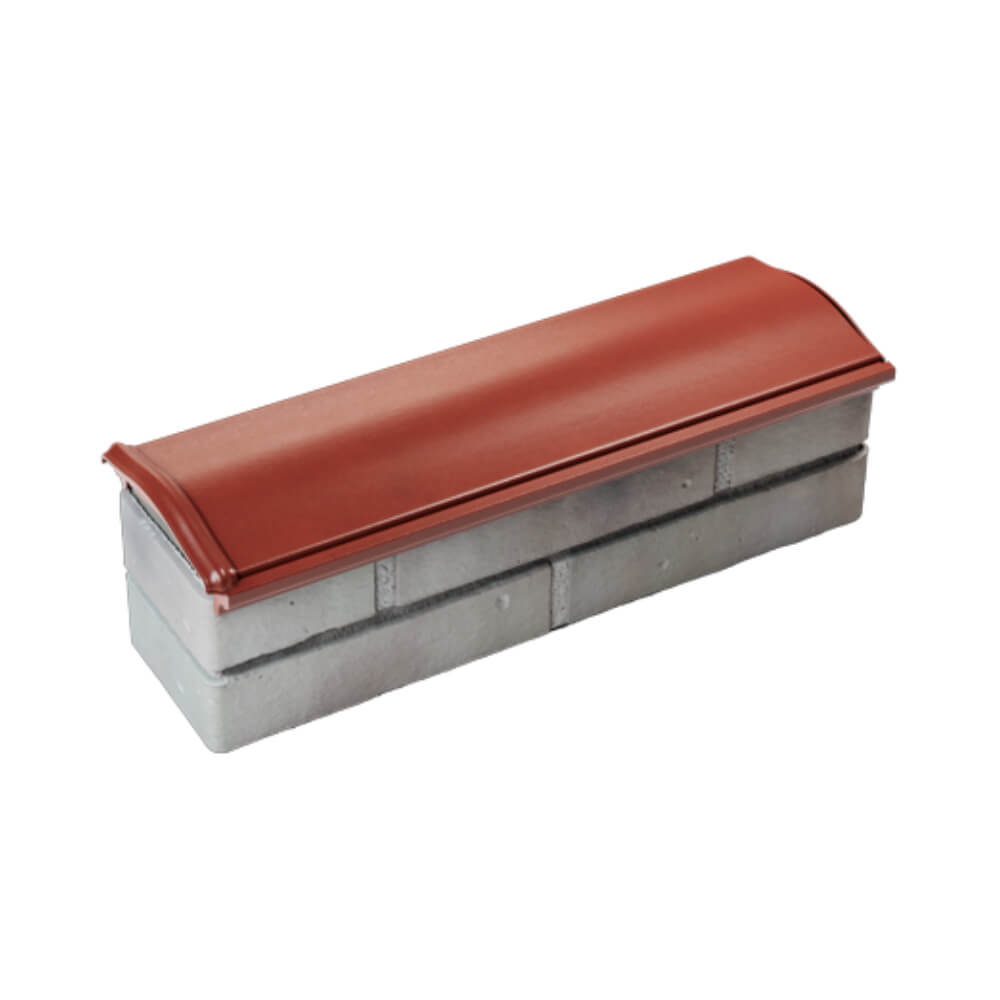 Парапет Zking Монблан Красный посадка на 0.5 кирпича (130мм) в Челябинске фото