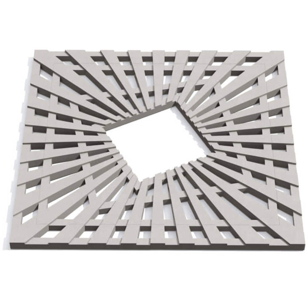 Приствольная решетка для дерева ZKING ATMOSPHERE 1.2х1.2м Бежевая Челябинск фото