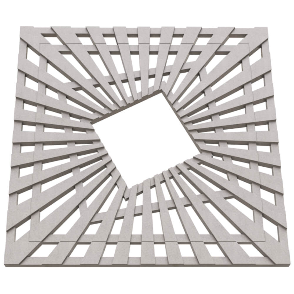 Приствольная решетка для дерева ZKING ATMOSPHERE 1.2х1.2м Бежевая в Челябинске фото