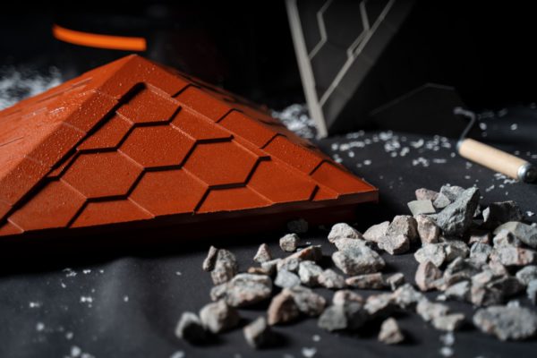 Колпак Zking Эверест Красный на столб 1.5х1.5 кирпича (390х390мм) в Челябинске фото