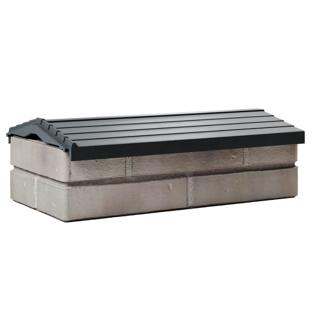 Парапет Zking Бона ХайТек Серый с посадкой на 1 кирпич (200/225/255мм) Челябинск фото