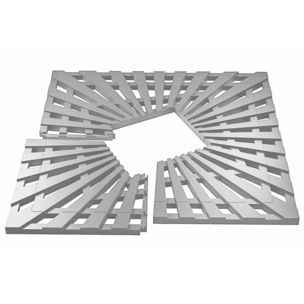 Приствольная решетка для дерева ZKING ATMOSPHERE 1.2х1.2м Бежевая в Челябинске фото