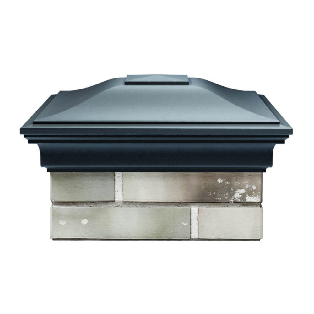 Колпак Zking Монблан Серый на столб 1.5х1.5 еврокирпича 0.7НФ (355х355мм) Челябинск фото