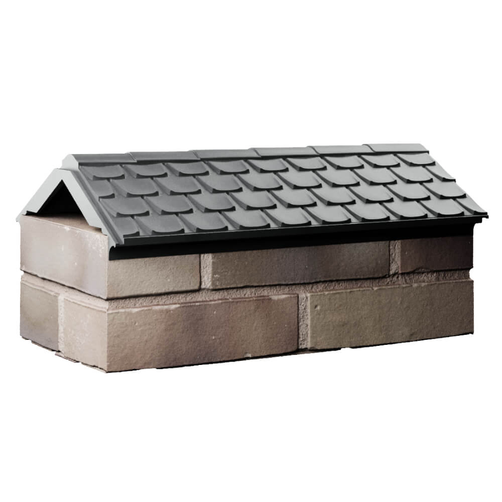 Парапет Zking Эльбрус Серый с посадкой на 1 кирпич (255мм) Челябинск фото