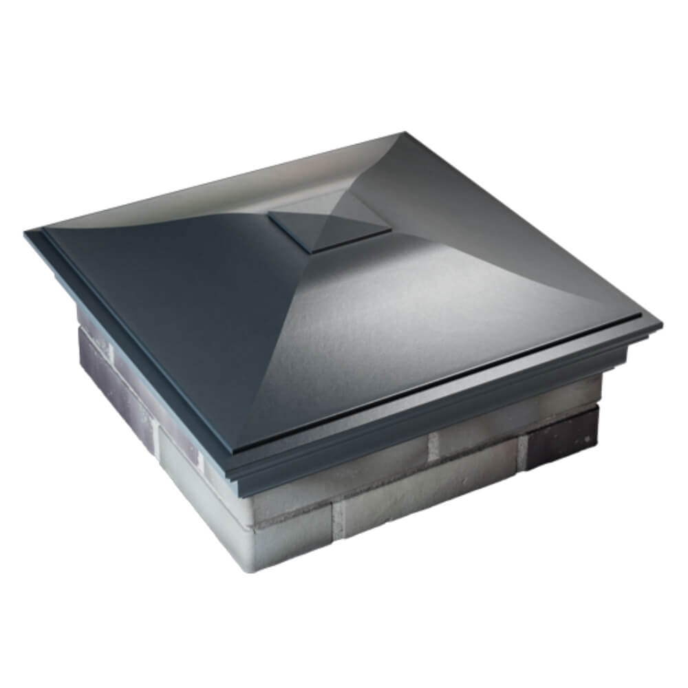 Колпак Zking Монблан Серый на столб 2х2 кирпича (515х515мм) Челябинск фото