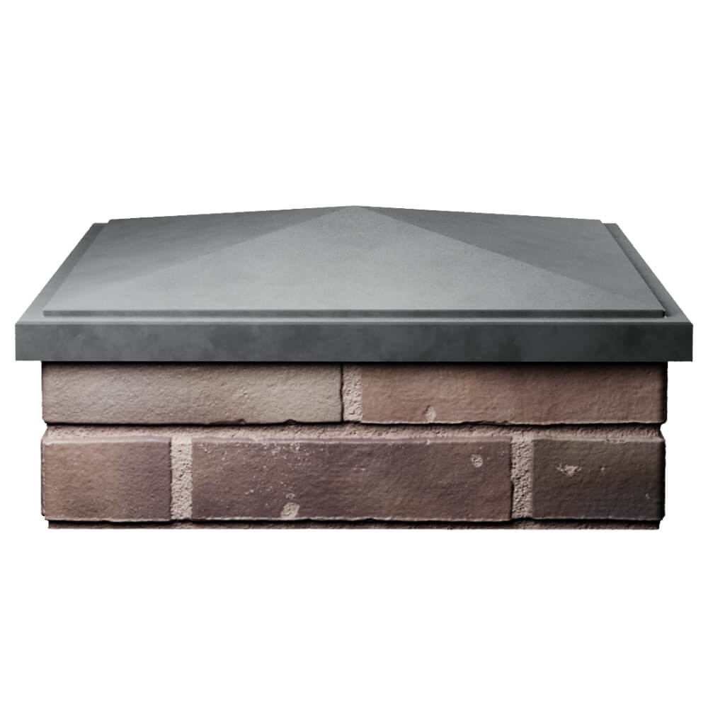 Колпак Zking БонаМоно Серый на столб 2х2 кирпича (515х515, 530х530мм) Челябинск фото