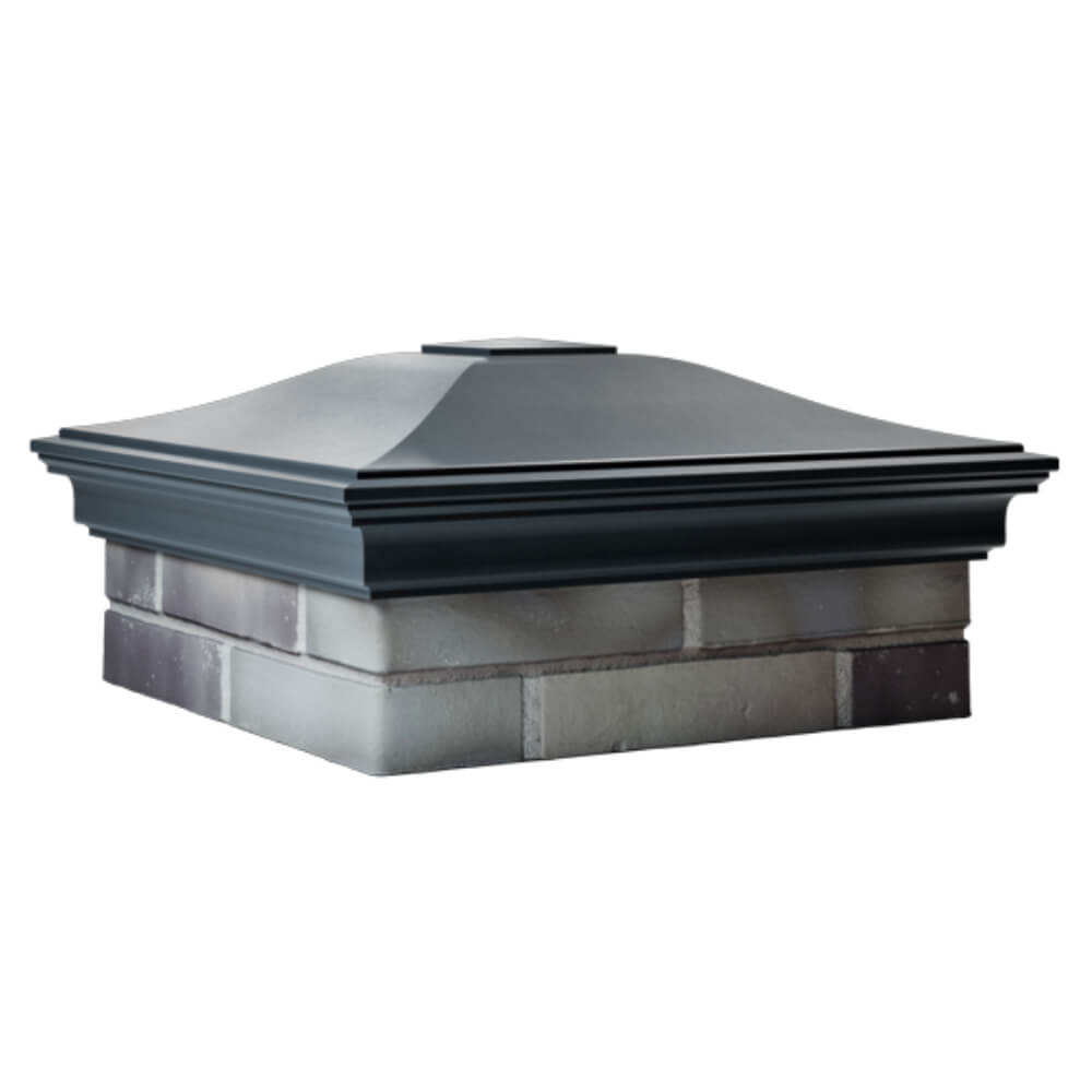 Колпак Zking Монблан Серый на столб 2х2 кирпича (515х515мм) в Челябинске фото