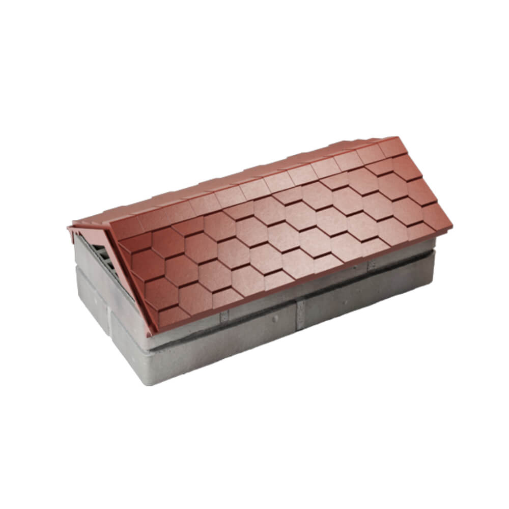 Парапет Zking Эверест Красный с посадкой на 1 кирпич (200/225/255мм) в Челябинске фото