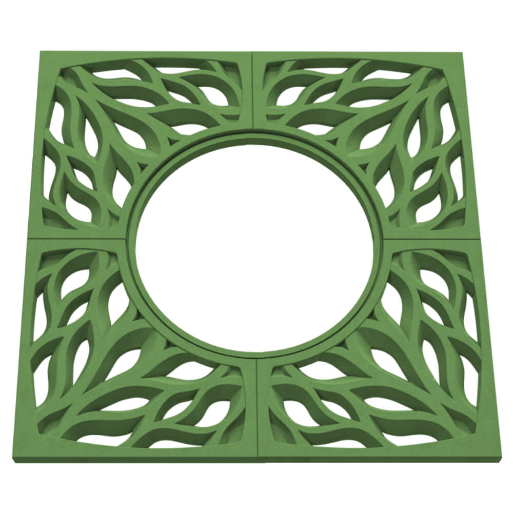 Приствольная решетка для дерева ZKING CRUST 1.2х1.2м Зеленая в Челябинске фото