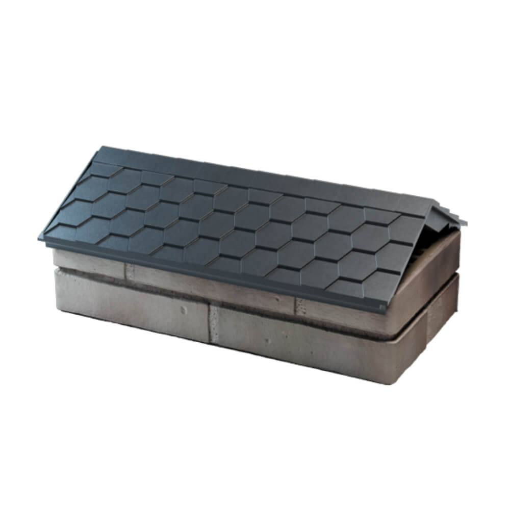 Парапет Zking Эверест Серый с посадкой на 1 кирпич (200/225/255мм) в Челябинске фото