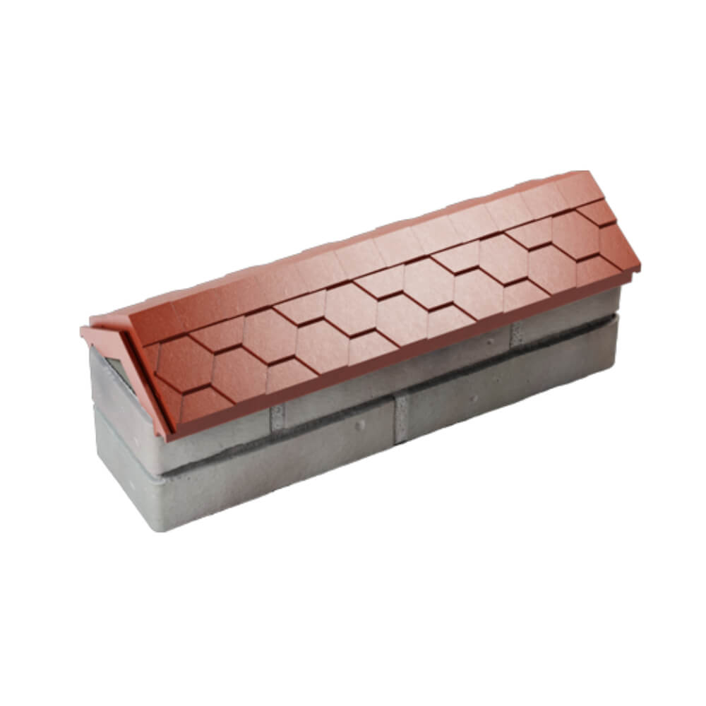 Парапет Zking Эверест Красный с посадкой на 0.5 кирпича (130мм) в Челябинске фото