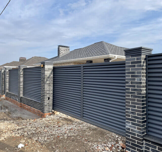 Колпак Zking Бона ХайТек Серый на столб 1.5х1.5 кирпича (385х385мм) в Челябинске фото