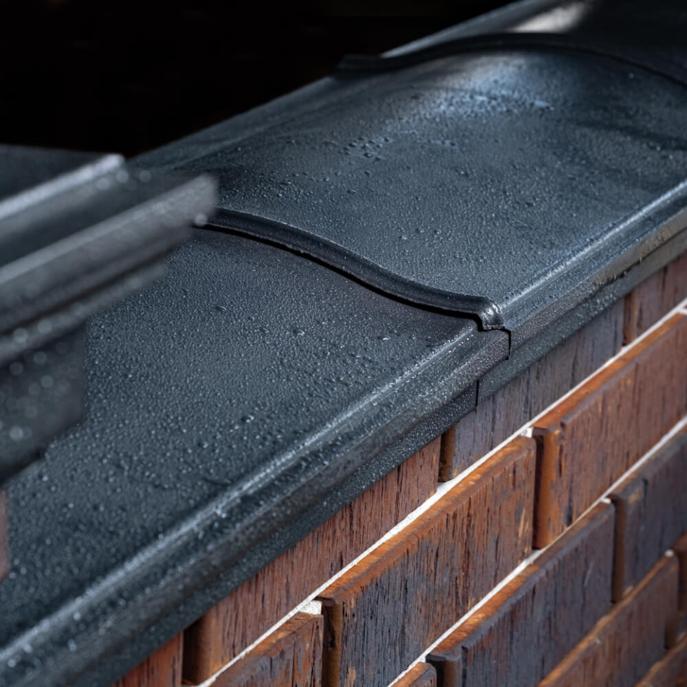 Парапет Zking Монблан Черный посадка на 0.5 кирпича (130мм) в Челябинске фото