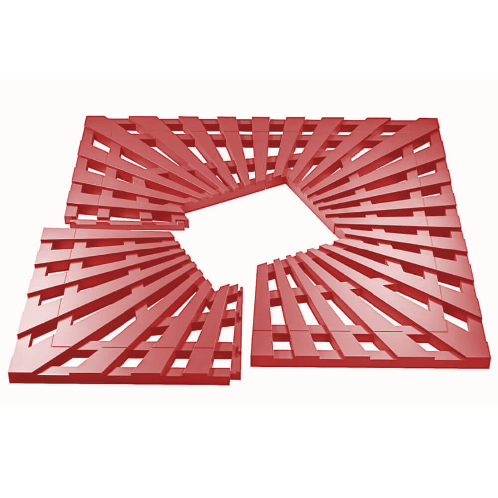 Приствольная решетка для дерева ZKING ATMOSPHERE 1.2х1.2м Красная в Челябинске фото