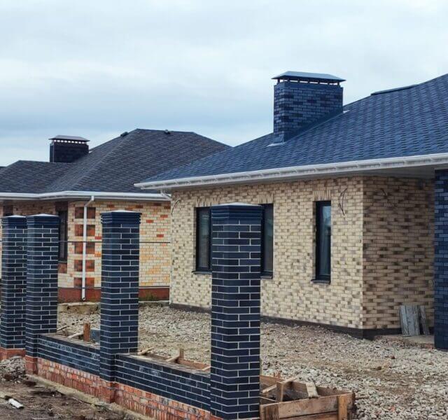 Колпак Zking Бона ХайТек Серый на столб 1.5х1.5 кирпича (385х385мм) в Челябинске фото