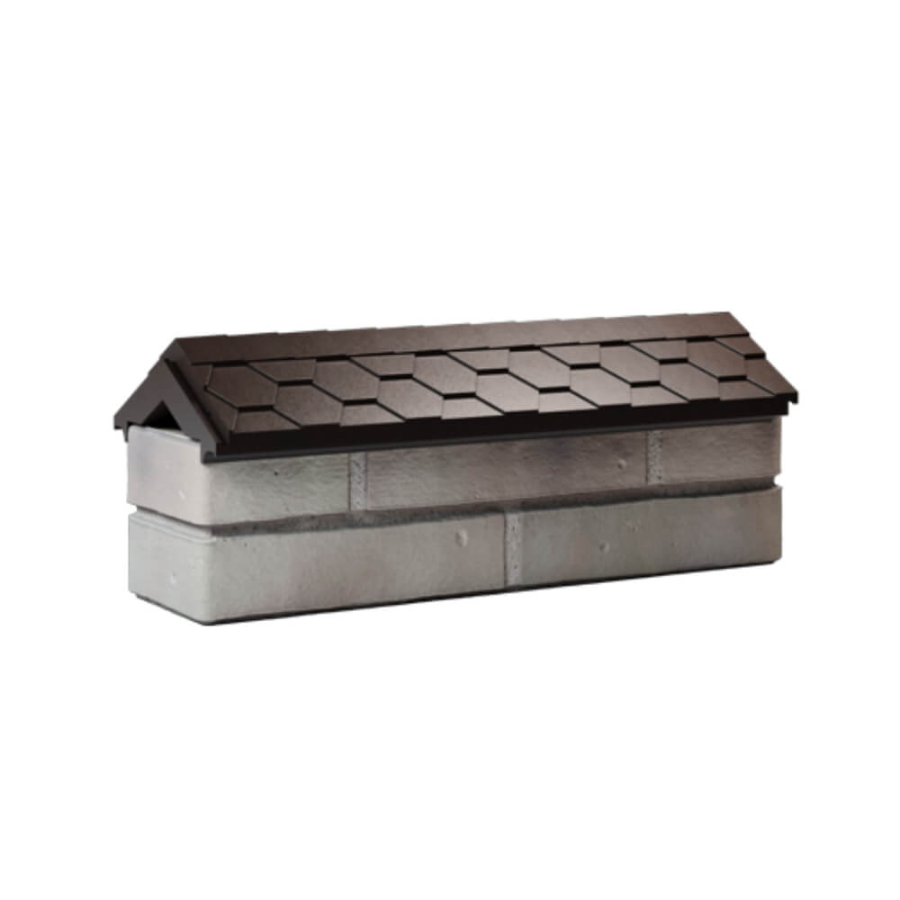 Парапет Zking Эверест Коричневый с посадкой на 0.5 кирпича (130мм) Челябинск фото