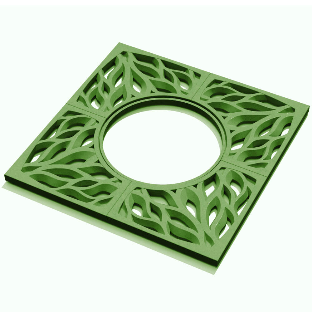 Приствольная решетка для дерева ZKING CRUST 1.2х1.2м Зеленая в Челябинске фото