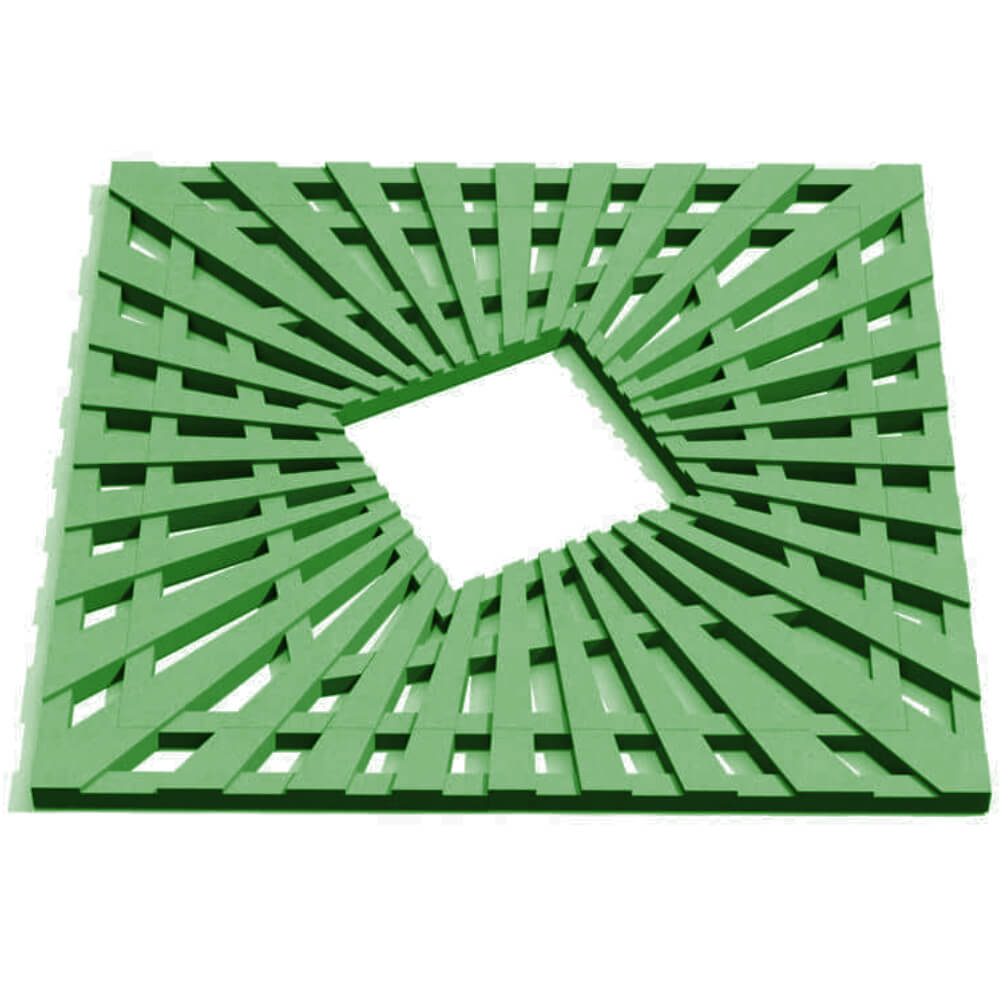 Приствольная решетка для дерева ZKING ATMOSPHERE 1.2х1.2м Зеленая Челябинск фото